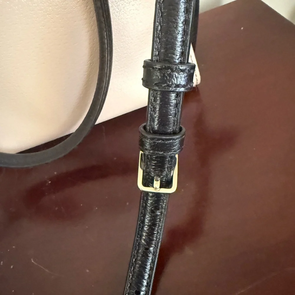 Kate Spade Jeanne Satchel Crossbody Handbag‎ Cream/Black Purse